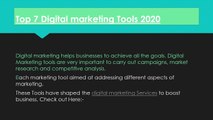 Top 7 Digital marketing Tools 2020 | Best Digital Marketing Tools