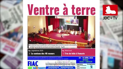 REVUE DE PRESSE CAMEROUNAISE DU 14 FÉVRIER 2020