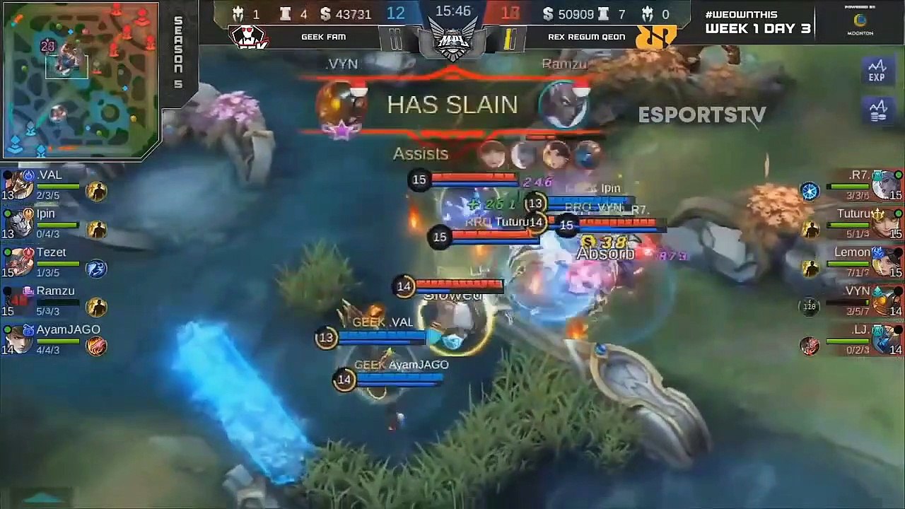 HIGHLIGHT MPL ID SEASON 5 GEEK FAM VS RRQ HOSHI GAME 2