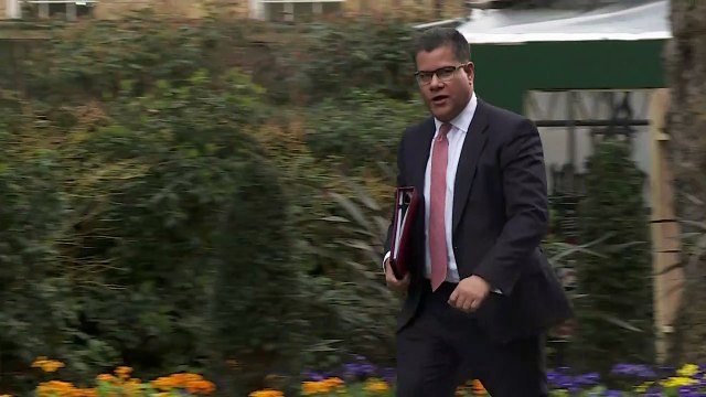 Cabinet ministers arrive at Downing Street for first meeting