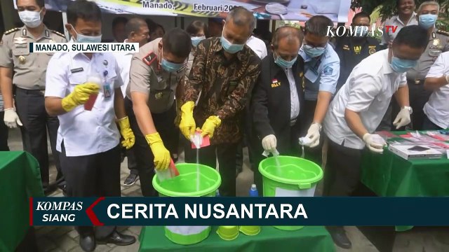 Pemusnahan Barang Bukti Narkoba yang Terungkap Sejak 2018