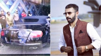 Karnataka Congress MLA's son crashes luxury Bentley car, injures 4