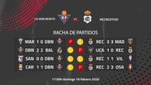 Previa partido entre CD Don Benito y Recreativo Jornada 25 Segunda División B