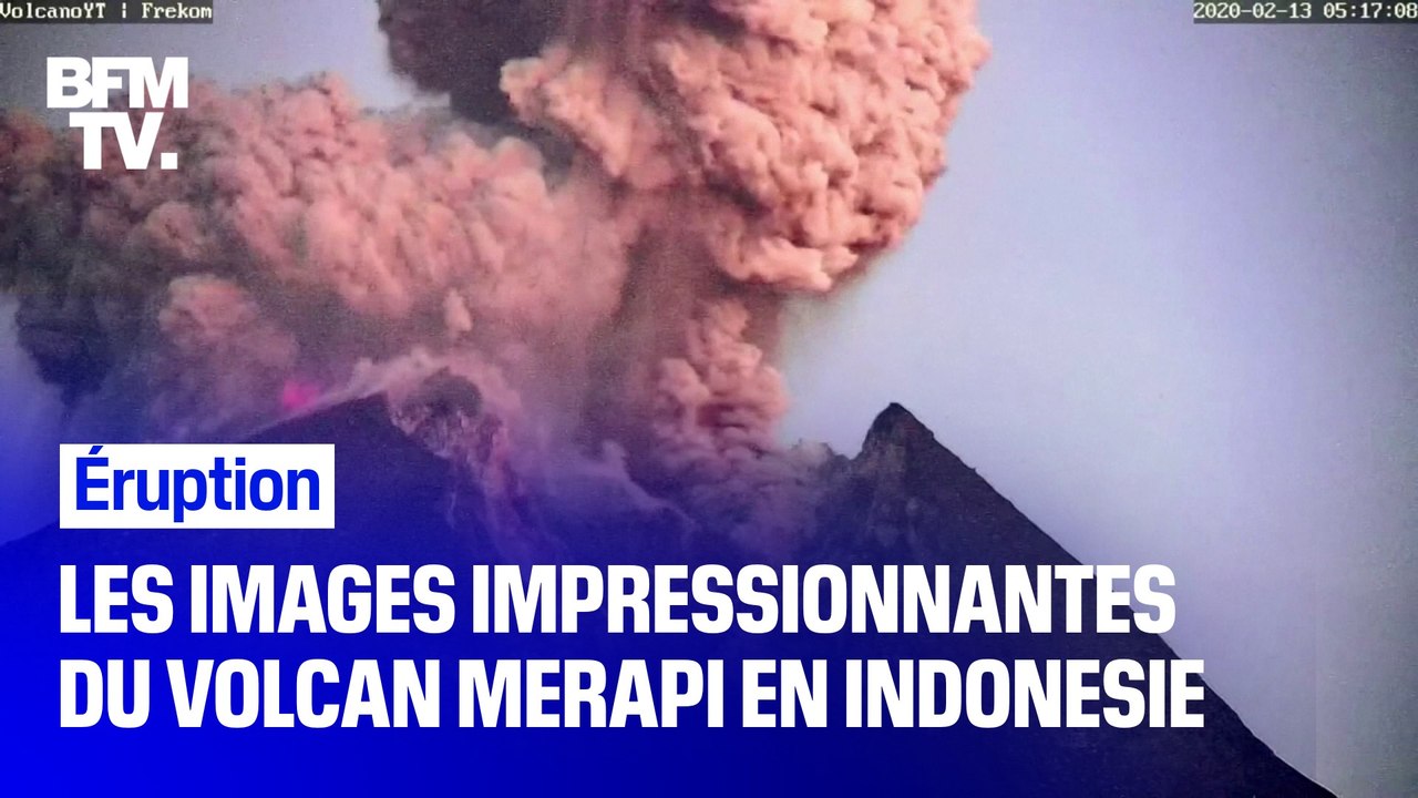 Les images impressionnantes du volcan Merapi entré en éruption en Indonésie sur l'île de Java