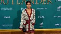 Melissa Barrera STARZ “Outlander” Season 5 World Premiere Red Carpet Fashion