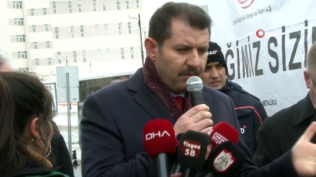 Yardım tırları Elazığ ve Malatya için Sivas’tan yola çıktı