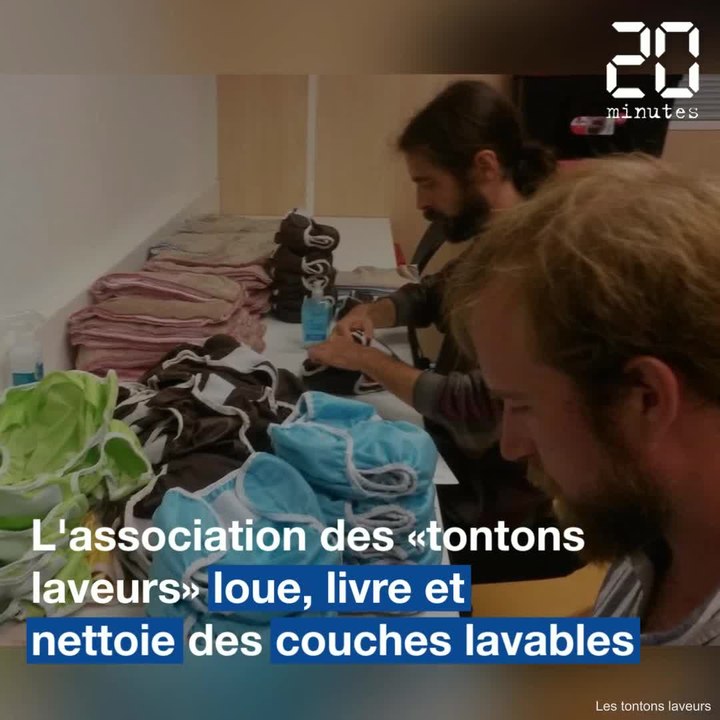 Toulouse: «Les tontons laveurs» nettoient et livrent les couches lavables