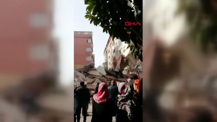 İstanbul'da 7 katlı bina çöktü