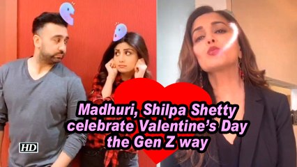 Madhuri, Shilpa Shetty celebrate Valentine's Day the Gen Z way