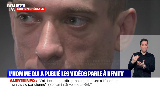 Il ment à ses électeurs : Piotr Pavlenski, l'homme qui revendique la publication de vidéos intimes attribuées à Benjamin Griveaux, s'explique sur BFMTV