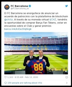 Barça Fan Tokens: la criptomoneda del FC Barcelona