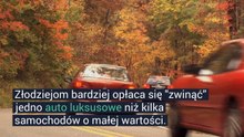 Złodzieje zmieniają taktykę. Częściej kradną luksusowe auta.