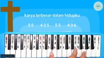 NOT PIANIKA KARYA TERBESAR [JCLF] | LAGU ROHANI