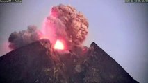 La erupción de un volcán en directo