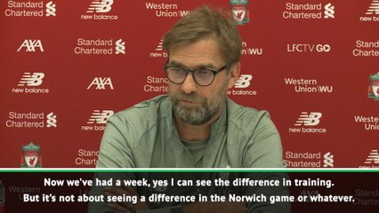 Klopp pleased with Liverpool mid-season break