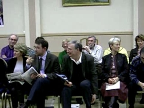 Réunion publique Herblay liste Lechalard la médiathèque