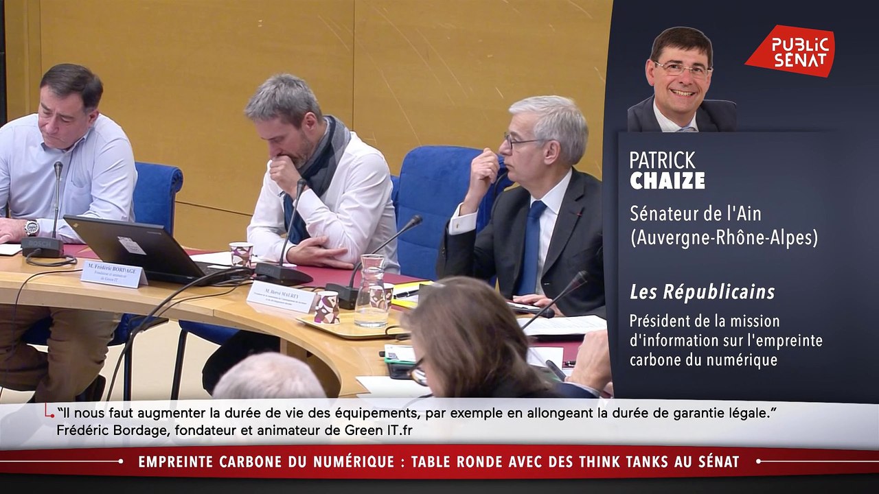 Le Sénat se penche sur l'empreinte carbone du numérique  - Les matins du Sénat (13/02/2020)
