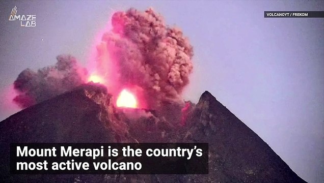 Indonesian Volcano Releases Massive Eruption