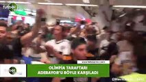 Olimpia taraftarı Adebayor'u böyle karşıladı