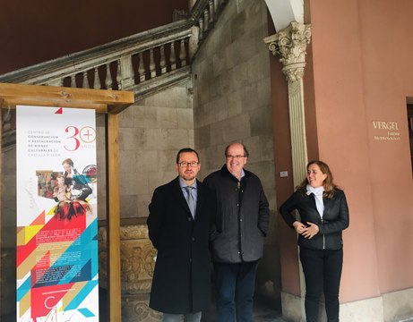 Una exposición muestra la labor del Centro de Conservación y Restauración