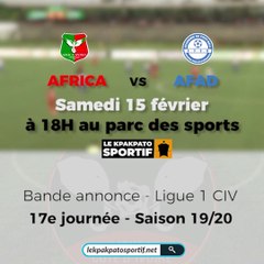La bande d'annonce de la 17e journée de la saison 2019-2020 en Ligue 1 Ivoirienne