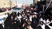 Irak'ta Şii lider Sadr yanlısı kadınlardan gösteri