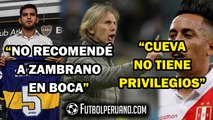 RICARDO GARECA HABLÓ FUERTE SOBRE CHRISTIAN CUEVA Y REVELÓ QUE NO RECOMENDÓ A ZAMBRANO EN BOCA