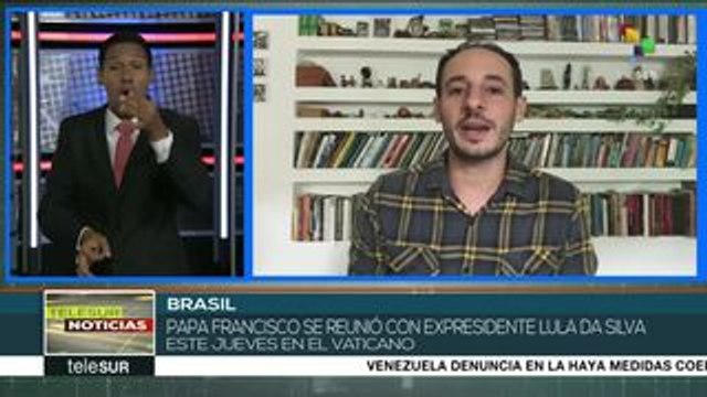 Papa Francisco se reúne con Lula da Silva en el Vaticano