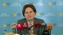 İYİ Parti Genel Başkanı Akşener partisinden istifaları değerlendirdi - BURSA