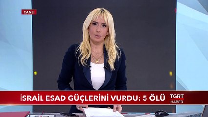 İsrail Esad Güçlerini Vurdu: 5 Ölü