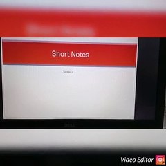 Short Notes: Series 1