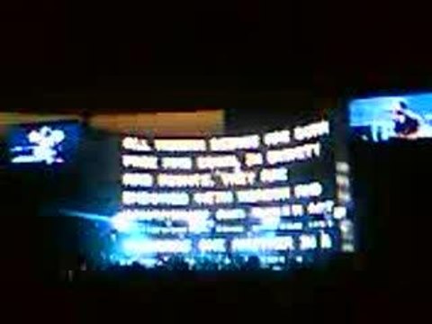 Concert stade de France U2 juillet 2005