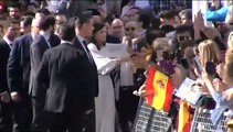 Los reyes visitan a la Virgen del Rocío en Almonte antes de ir a Doñana