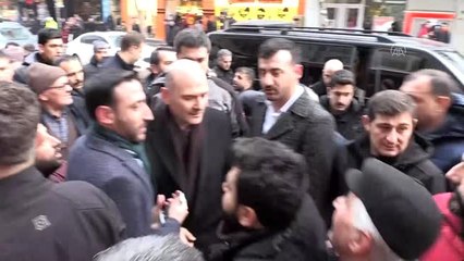 İçişleri Bakanı Soylu, esnaf ziyareti gerçekleştirdi