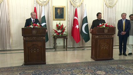 Pakistan Başbakanı Han: '8 milyon Keşmirli açık hava hapishanesinde yaşıyor. Keşmir hakkında söyledikleri için sayın Erdoğan'a teşekkür ediyorum' - İSLAMABAD