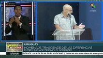 Uruguay: CNT rinde homenaje al expresidente Tabaré Vázquez