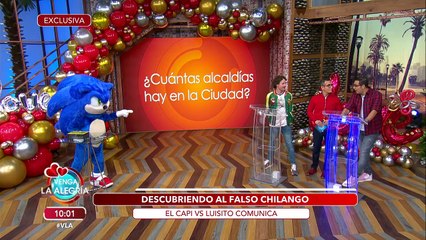Luisito Comunica se enfrenta peligrosamente al Capi en duelo de falso chilango. | Venga La Alegría