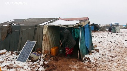 Εκτοπισμένοι στο έλεος του χειμώνα
