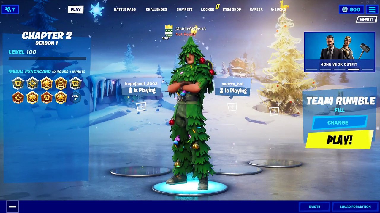 Fortnite C2S1 ☼ Winterfest Day 10 ☼ 12.27.19 ☼ Round 2