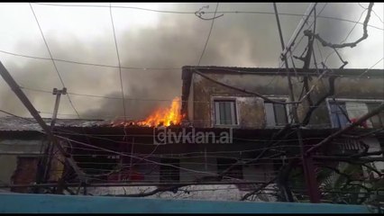 Digjen disa banesa ne Shkoder