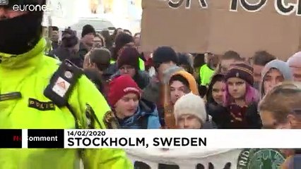 Σουηδία: Διαδήλωση για το κλίμα με την Γκρέτα