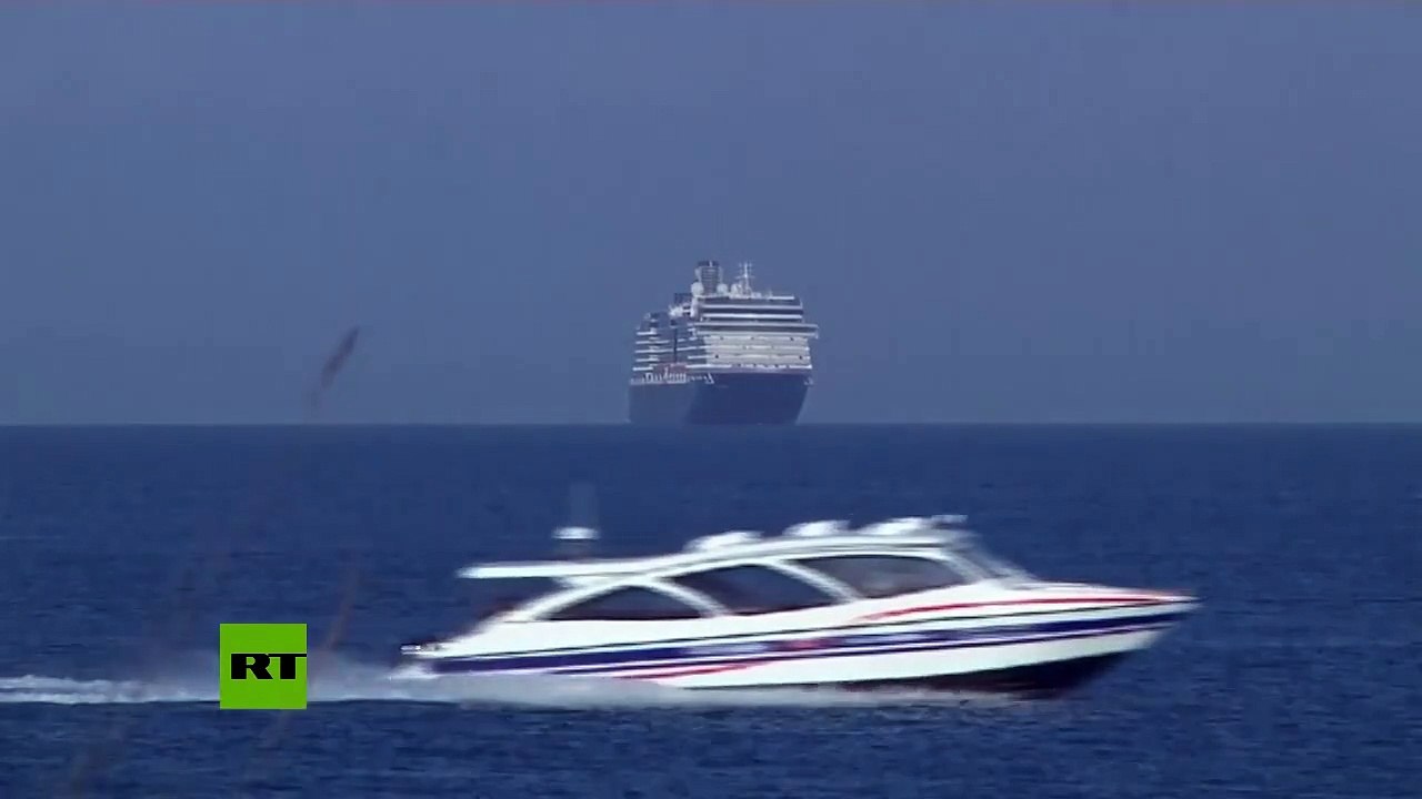 Un crucero atraca en Camboya tras ser rechazado de cuatro países por miedo del coronavirus