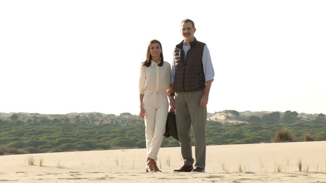 Los Reyes y Moreno visitan Doñana en su 50º aniversario