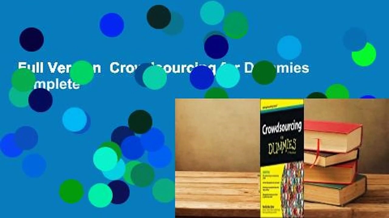 Full Version  Crowdsourcing for Dummies Complete
