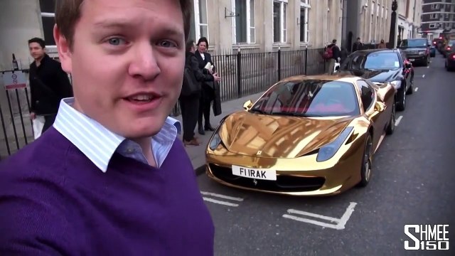 Ferrari en or, voici la Gold chrome Ferrari 458 Spider