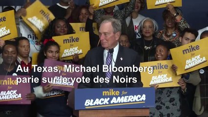 Primaire démocrate: Bloomberg parie sur le vote des Noirs au Texas