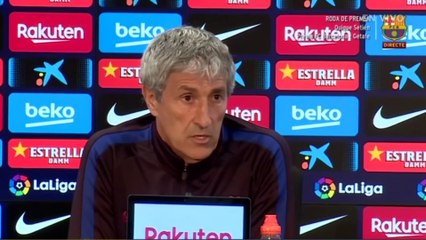 La Liga: "Siempre estaré preparado para lo que toque", Quique Setién
