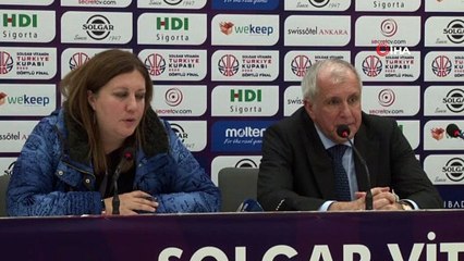 Obradovic: 'Oyuncularım karakterini yansıtıp final oynamak istediklerini gösterdiler'
