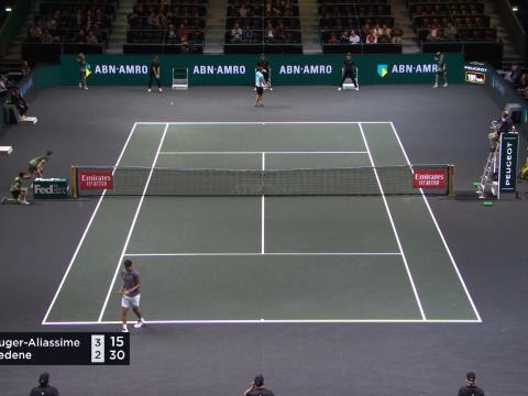 Rotterdam - Auger-Aliassime : Content de passer
