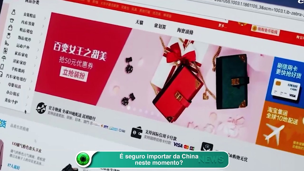 É seguro importar da China neste momento-